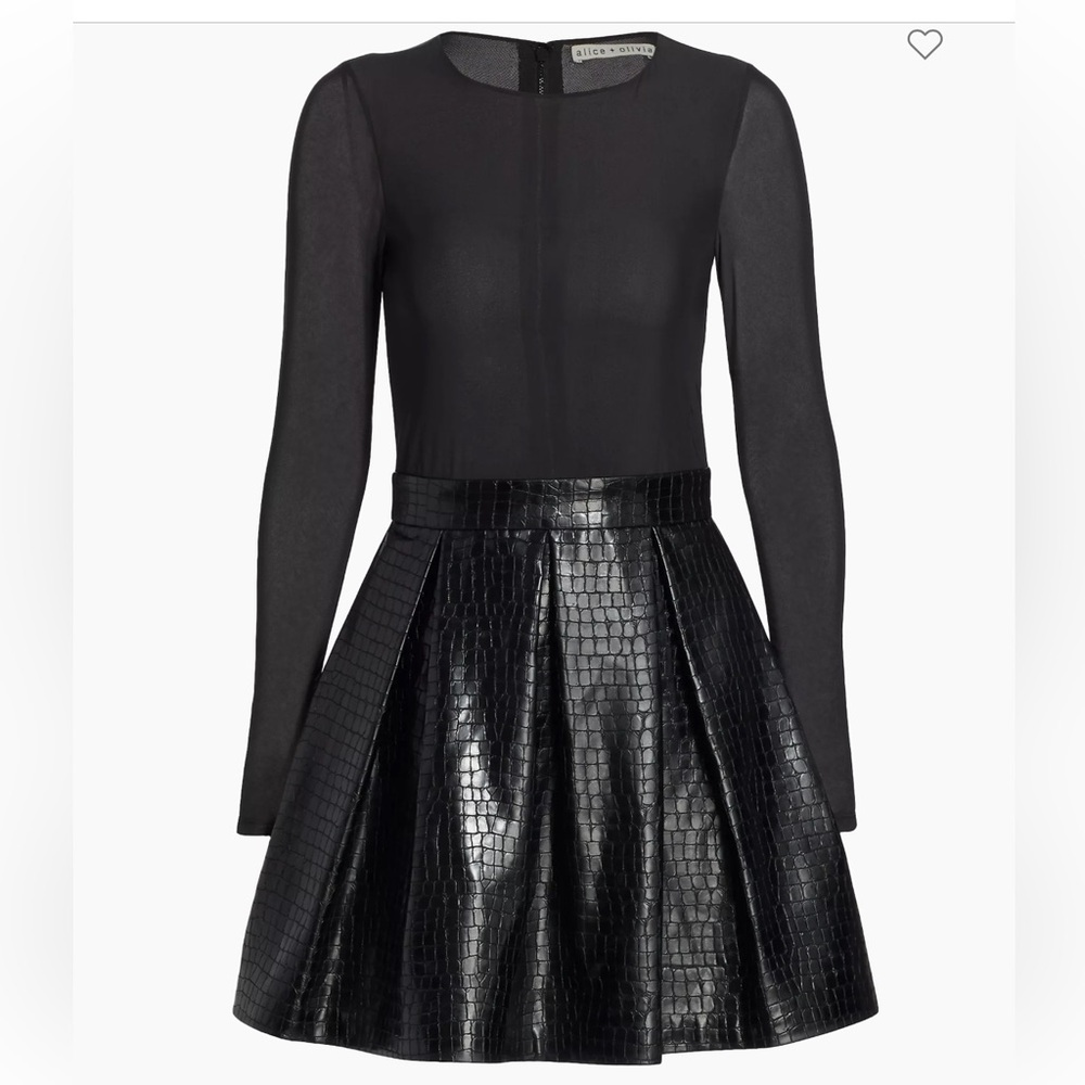 Alice + Olivia

Chara Vegan Leather Party Dress